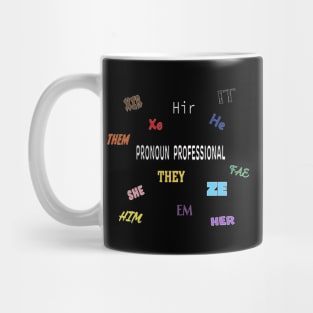 Pronoun Professional Mug